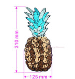 Pineapple / Ananas Sequined Patches Big Badge Brand Name sticker Cartoon Motif Applique Women Children Clothes Clothing