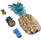 Pineapple / Ananas Sequined Patches Big Badge Brand Name sticker Cartoon Motif Applique Women Children Clothes Clothing