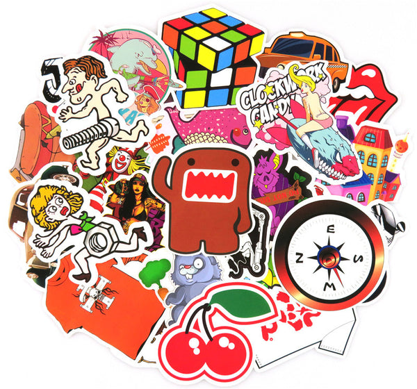 100 Pcs Mixed Stickers Batch # 2