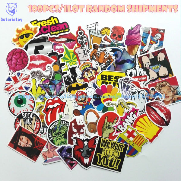 100 ps Mixed Sticker Collection Batch # 1