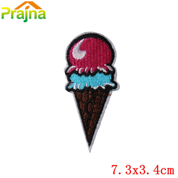 1PCS Anime Space Unicorn Cat Patch Iron Sew On Cartoon Patches Rainbow Cute Cheap Embroidered Patches For Clothes Stickers Badge