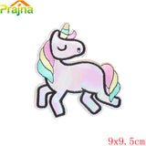 1PCS Anime Space Unicorn Cat Patch Iron Sew On Cartoon Patches Rainbow Cute Cheap Embroidered Patches For Clothes Stickers Badge