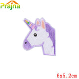 1PCS Anime Space Unicorn Cat Patch Iron Sew On Cartoon Patches Rainbow Cute Cheap Embroidered Patches For Clothes Stickers Badge