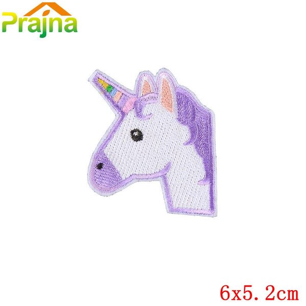 1PCS Anime Space Unicorn Cat Patch Iron Sew On Cartoon Patches Rainbow Cute Cheap Embroidered Patches For Clothes Stickers Badge