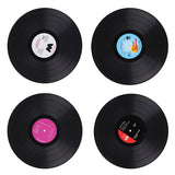 Vinyl Record Silicone  Dining Table Mats 2pcs