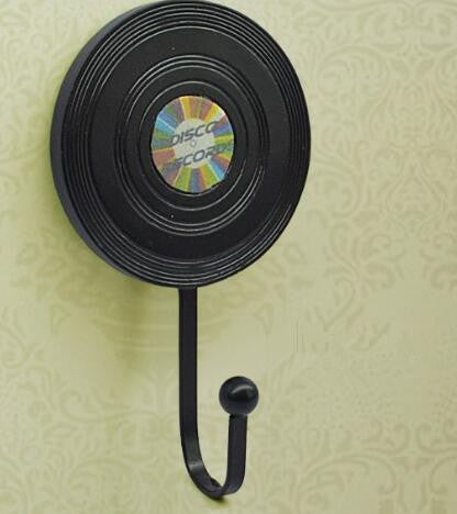 Vintage Coat Hooks - Cassette, Floppy Disk & Vinyl Record