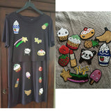 2016 new patches! 13 different size 3d handmade sequined iron on pateches for clothing iron-on transfers  20