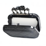 Skull-en Knuckles Clutch