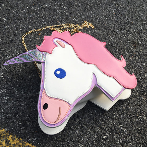 Unicorn Head Purse