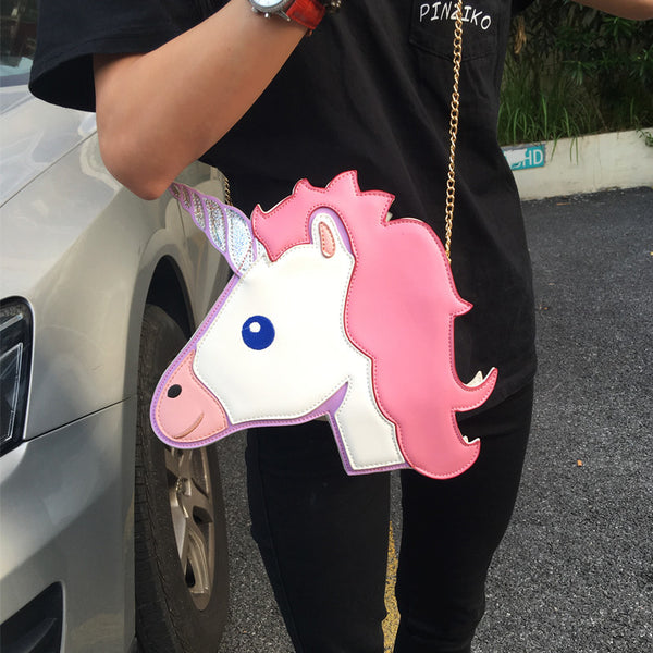 Unicorn Head Purse