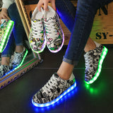 LED Light It Up - Graphic Print/Graffiti Collection