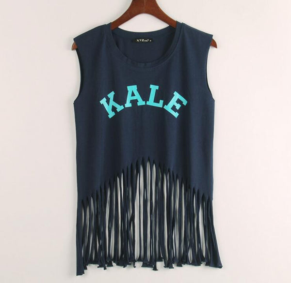 KALE T w/ Tassels
