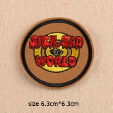 2017 new Embroidery Iron ON Patches Super Delicate Embroidered Beauty Round Punk Style Design Pop US and sew on are available