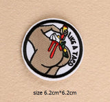 2017 new Embroidery Iron ON Patches Super Delicate Embroidered Beauty Round Punk Style Design Pop US and sew on are available