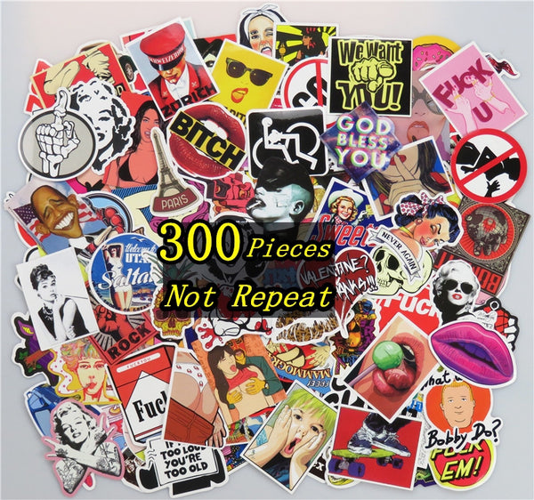 300 pcs - Mixed Stickers