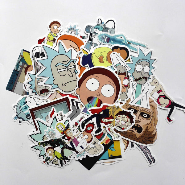 35 Pcs -  Rick and Morty Stickers