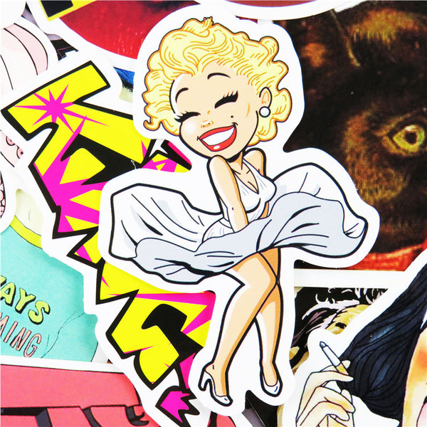 50 Pcs Mixed Stickers Batch # 3