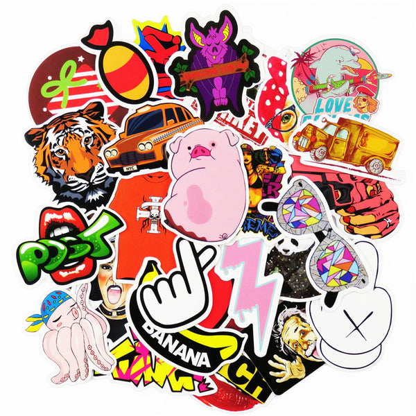 50 Pcs Mixed Stickers Batch # 3