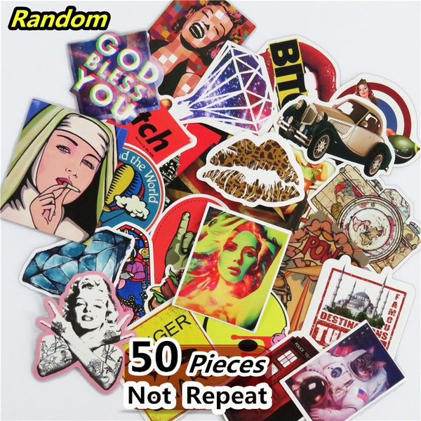 50 Pcs Mixed Stickers Batch # 3