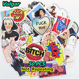 50 Pcs Mixed Stickers Batch # 4