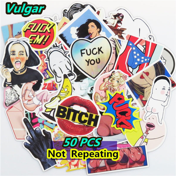50 Pcs Mixed Stickers Batch # 4