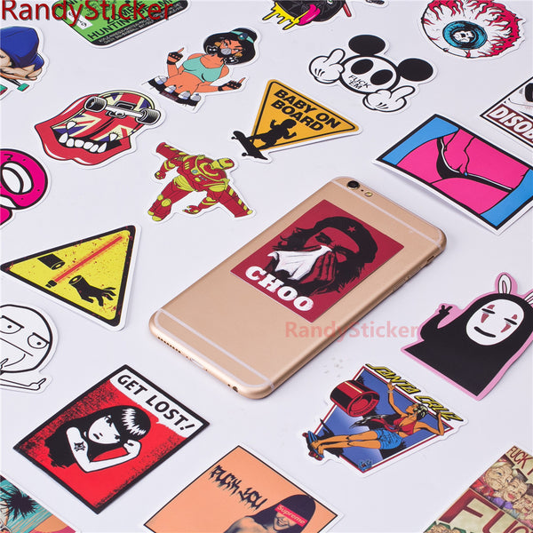 50 Pcs Mixed Stickers Batch # 2