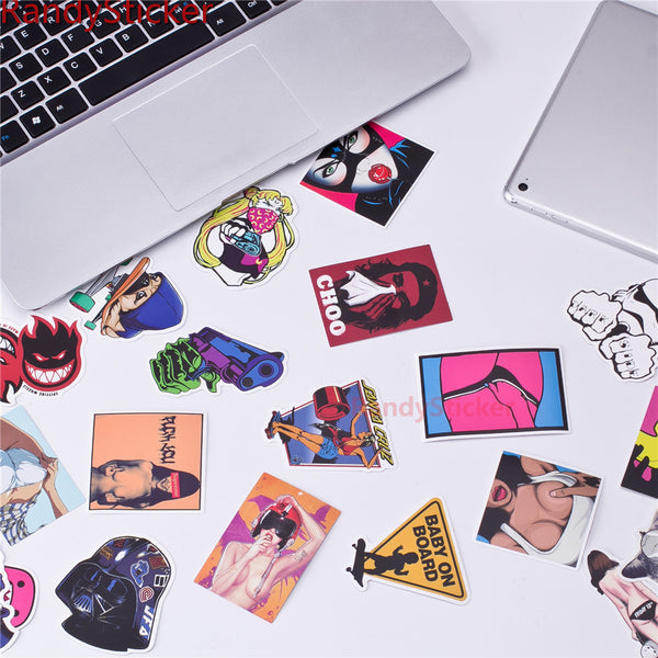 50 Pcs Mixed Stickers Batch # 2
