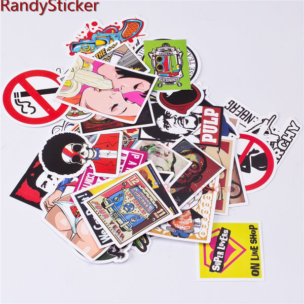 50 Pcs Mixed Stickers Batch # 1