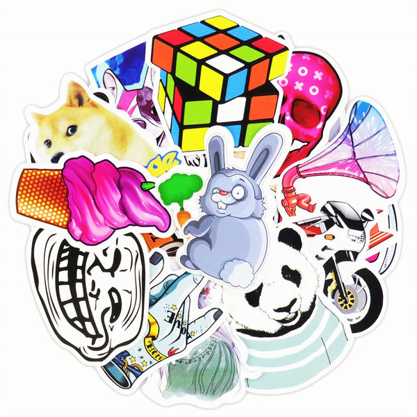 50 Pcs Mixed Stickers Batch # 5