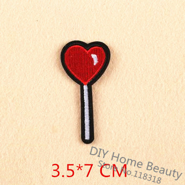 8 Pcs/Lot Plant Cactus Embroidered Iron on Patches for Clothing DIY Apparel Accessories Lollipop Sticker Appliques Badge @I