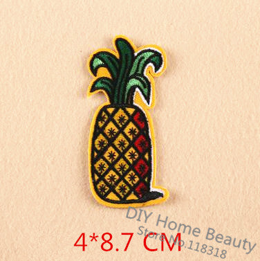 8 Pcs/Lot Plant Cactus Embroidered Iron on Patches for Clothing DIY Apparel Accessories Lollipop Sticker Appliques Badge @I