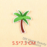 8 Pcs/Lot Plant Cactus Embroidered Iron on Patches for Clothing DIY Apparel Accessories Lollipop Sticker Appliques Badge @I