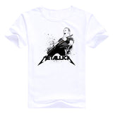 Summer Classic Heavy Metal Metallica Design Rock T-shirts Casual Cotton T Shirt Hipster Men Hip Hop Tshirt