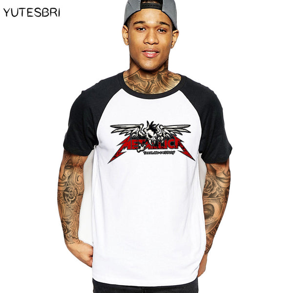 Summer Classic Heavy Metal Metallica Design Rock T-shirts Casual Cotton T Shirt Hipster Men Hip Hop Tshirt