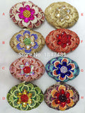 Jewel Encrusted Flower-gasm Clutch