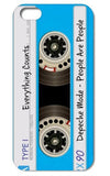 Cassette Style - Depeche Mode  Cell Phone Cover Case for iPhone 4 4S 5 5S 5C 6 6S Plus Samsung galaxy S3 S4 S5 Etc
