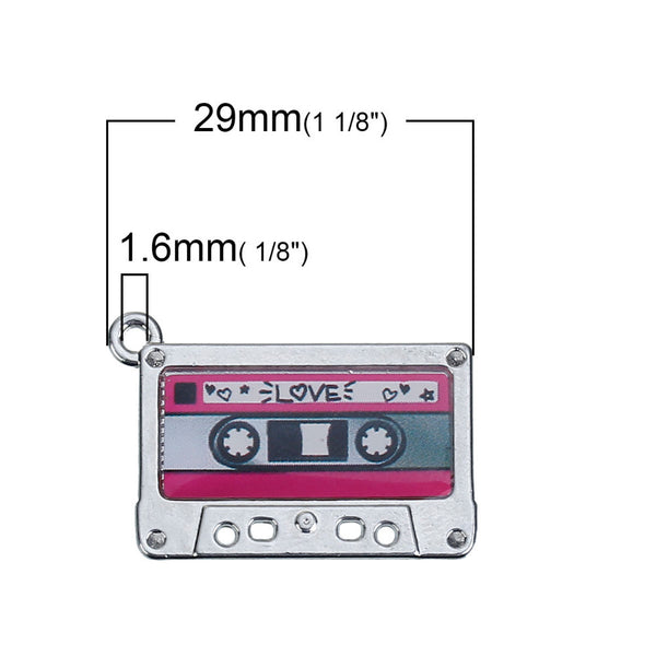 Charm Pendants - Cassette