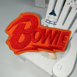 David Bowie red/yellow flash iron-on/sew-on cloth patch