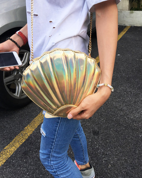 Clam Off! Crossbody Purse