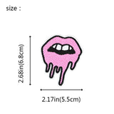 Diy patches for clothing iron embroidered patch applique iron on patches sewing accessories badge stickers for clothes bag DZ080