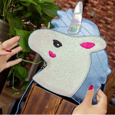 Unicorn Head Purse # 2
