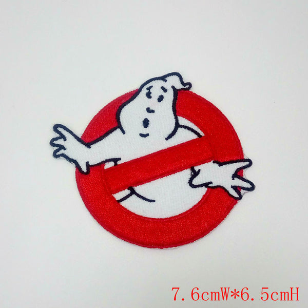 Ghostbusters No Ghost Movie Cartoon Kids Sew Embroidered Iron on Patch to clothing