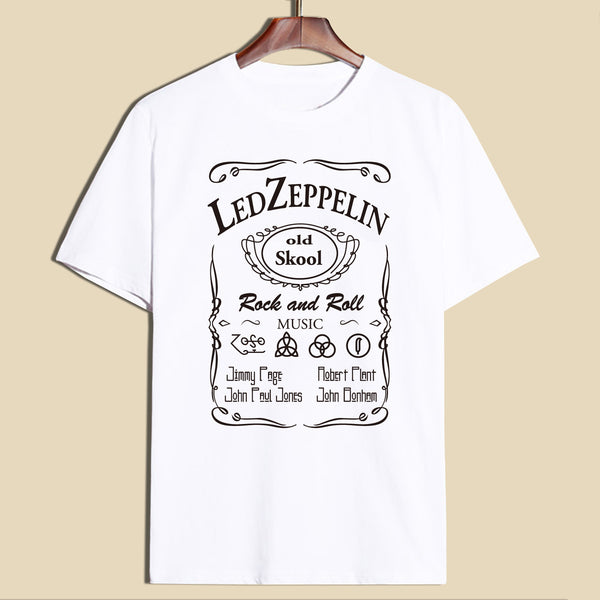 Led Zeppelin in Jack Daniels Design T