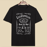 Led Zeppelin in Jack Daniels Design T