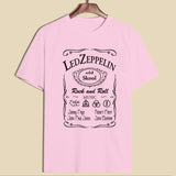 Led Zeppelin in Jack Daniels Design T
