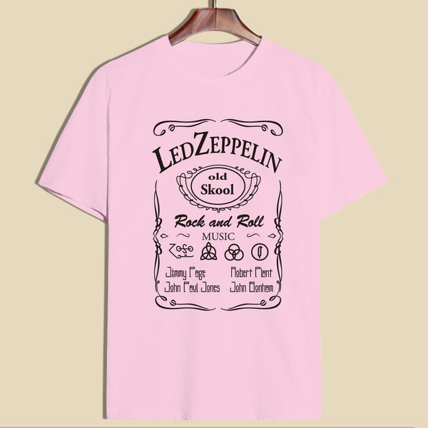 Led Zeppelin in Jack Daniels Design T