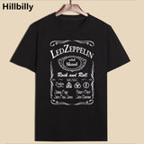 Led Zeppelin in Jack Daniels Design T