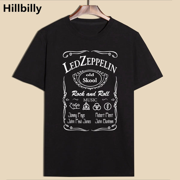 Led Zeppelin in Jack Daniels Design T