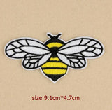 Hot air balloon bees Small Patch Computer Embroidery Hand Sewing Ironing Sticker On Cloth Garment Hat Bag Accessories NO.917