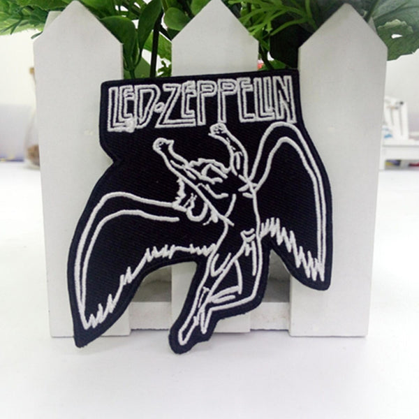 LED ZEPPELIN ENGLISH ROCK BAND EMBROIDERY IRON ON PATCH BADGE T002